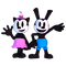 OSWALD AND ORTENSIA - Free PNG Animated GIF