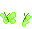 LITTLE GREEN BUTTERFLYS GIF petite vert papillon - Free animated GIF Animated GIF